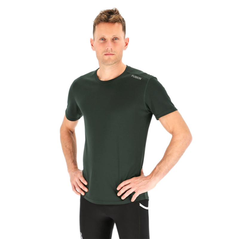 fusion nova loebe t shirt herre 243 1033 green
