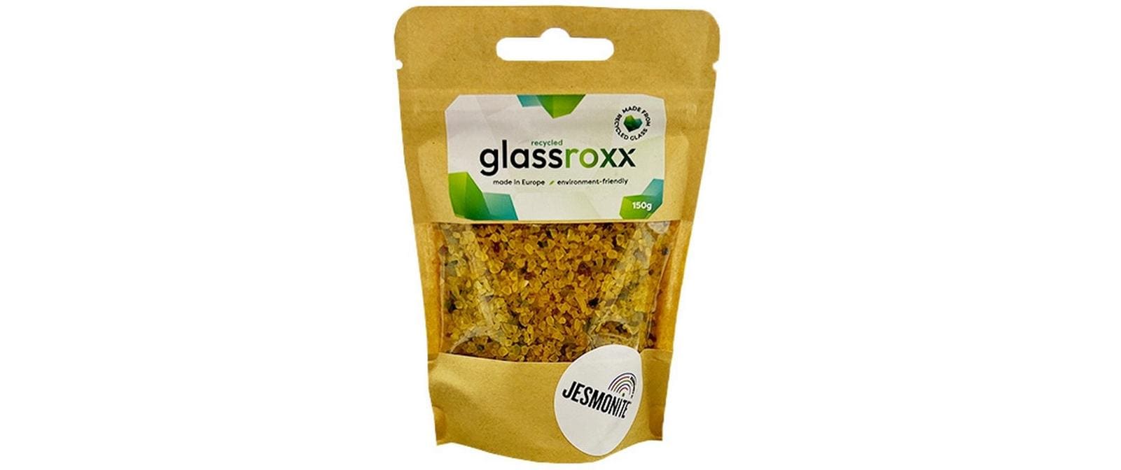 Versiegelung Glass Roxx 150g. SonnengelbGlasgranulat