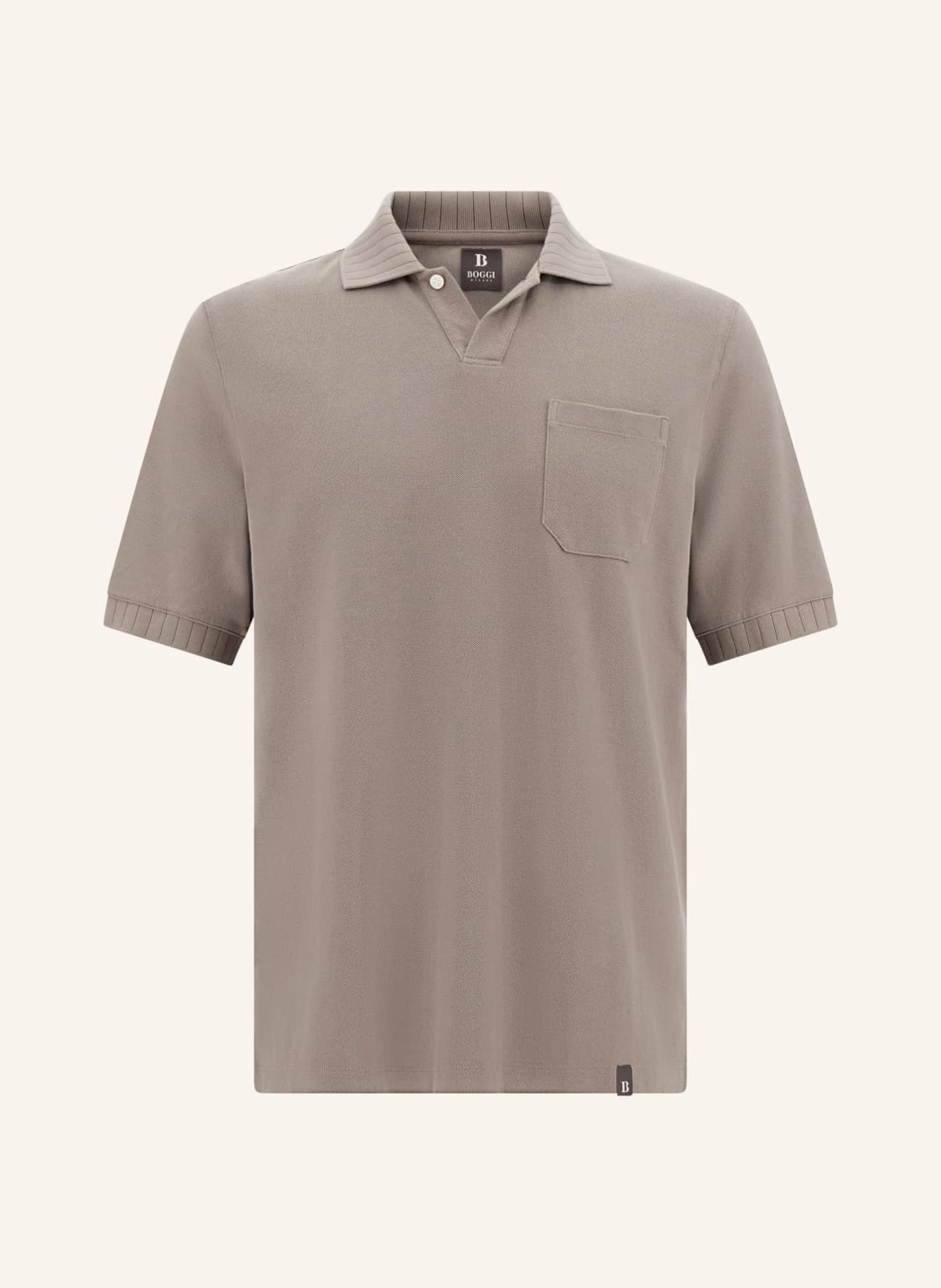 BOGGI MILANO Piqué-Poloshirt