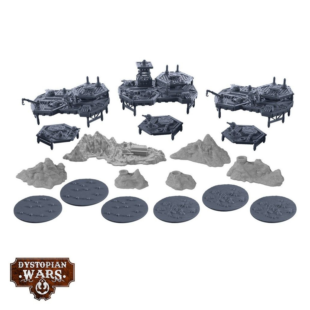Dystopian Wars - Cyclone of Shadows Campaign Set