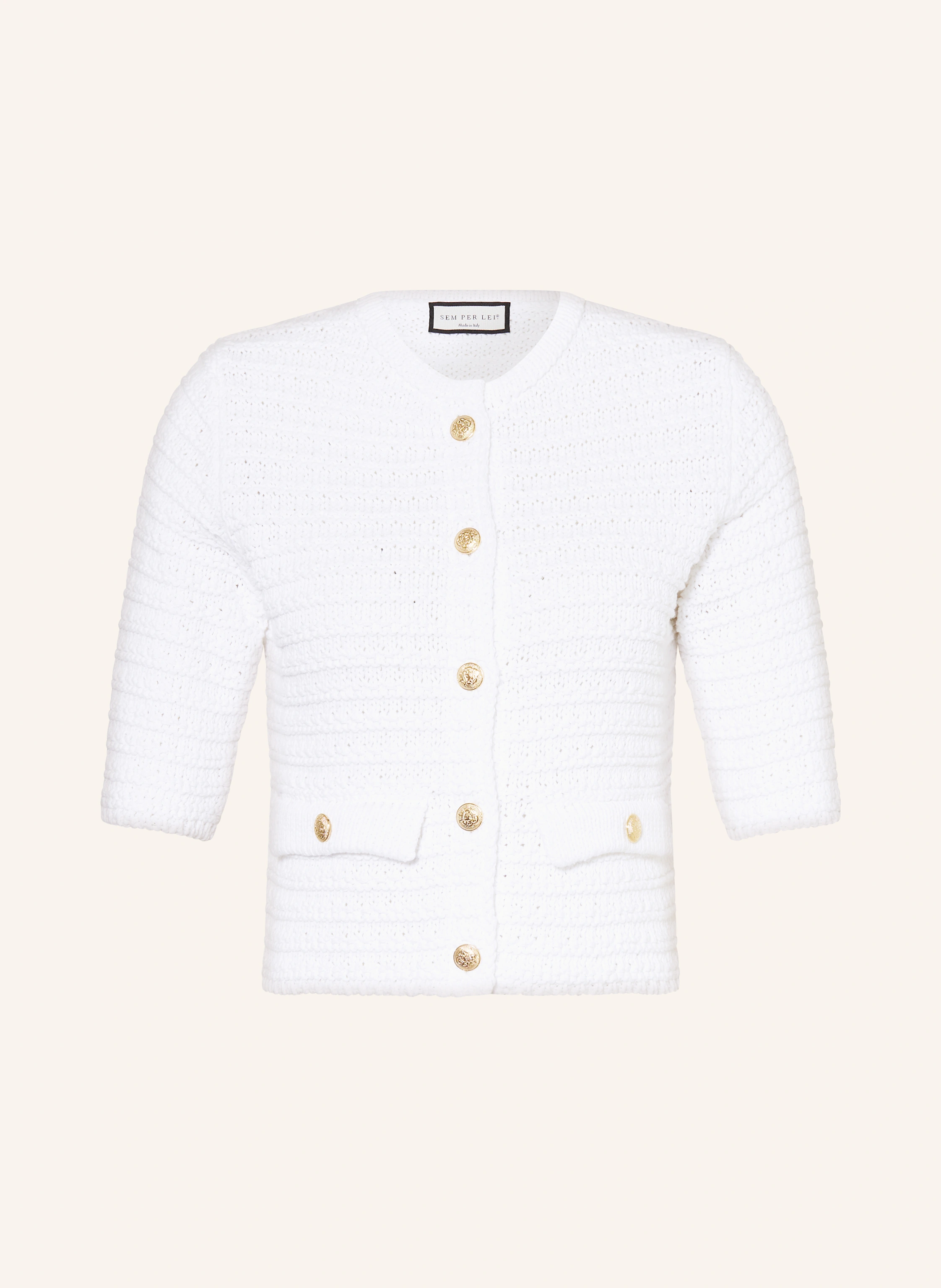 SEM PER LEI Strickjacke mit 3/4-Arm
