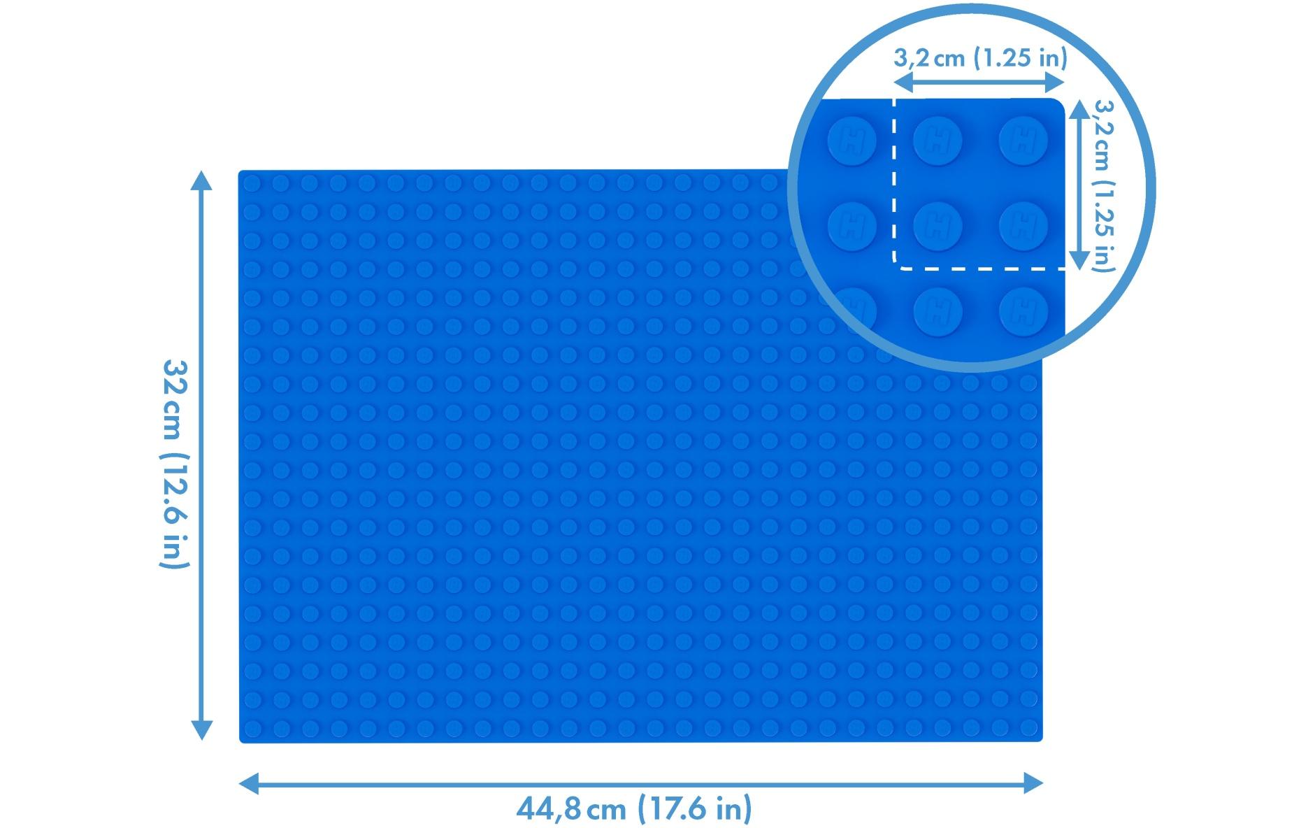 Kugelbahn Zubehör 560er Grundplatte Blau 32 x 44.8 cmDIY Kugelbahn