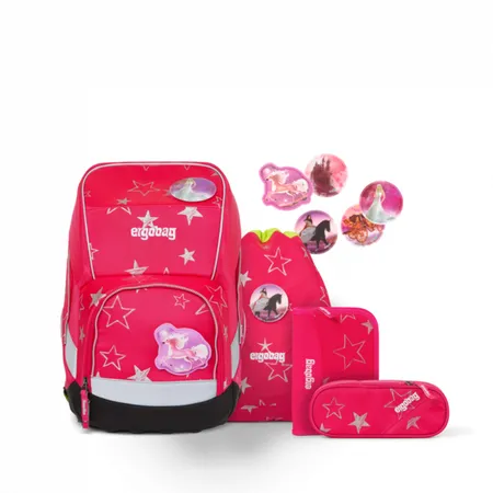 ergobag WIDE Schulrucksack-Set CinBärella, 5-teilig