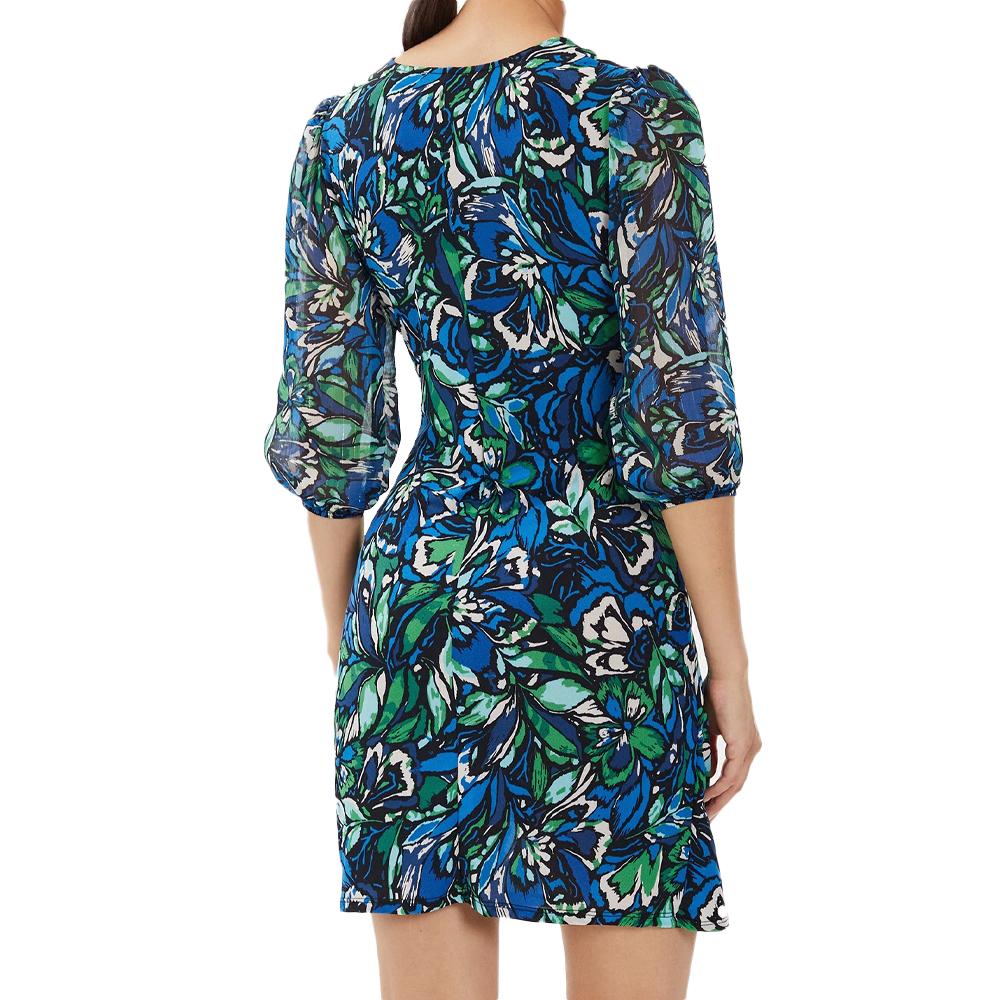 Morgan Robe Bleu/Vert Femme Morgan RIMIO