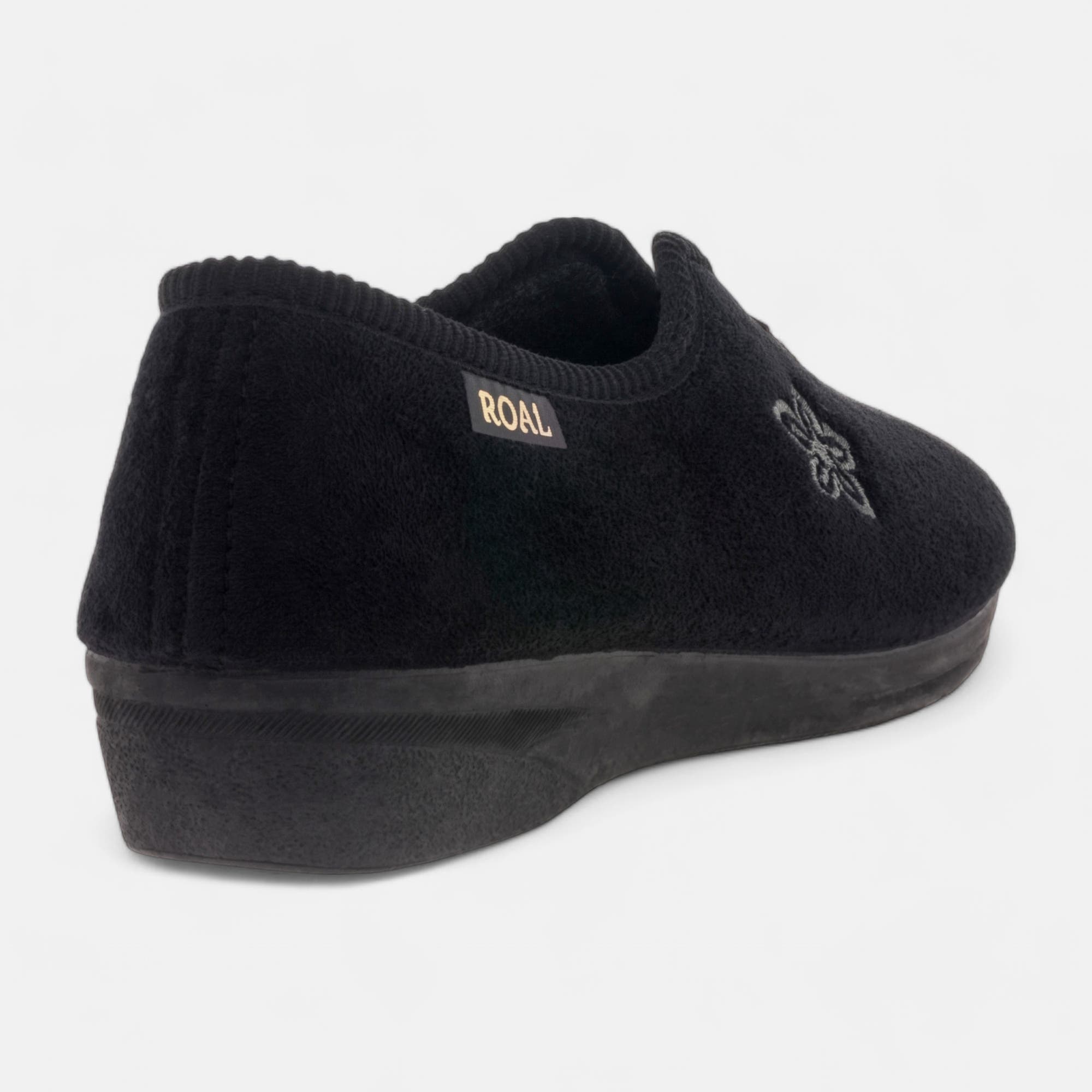 Pantoufles pieds sensibles Femme noir