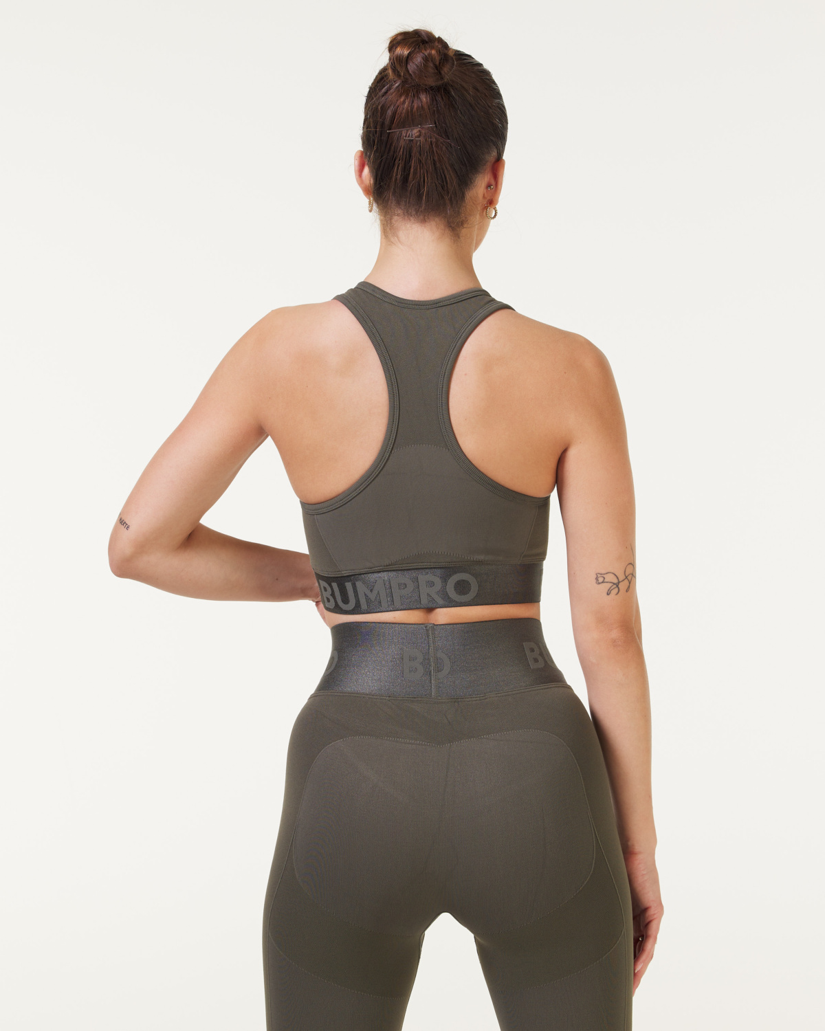 Bumpro Battle Bra Solid Green