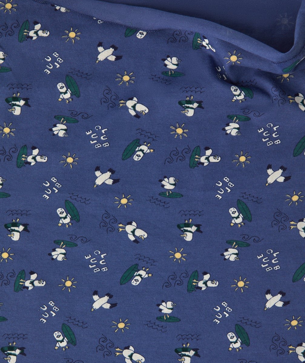 SNOOD GARÇON EN COTON RECYLÉ ET IMPRIMÉ AVEC OISEAUX
