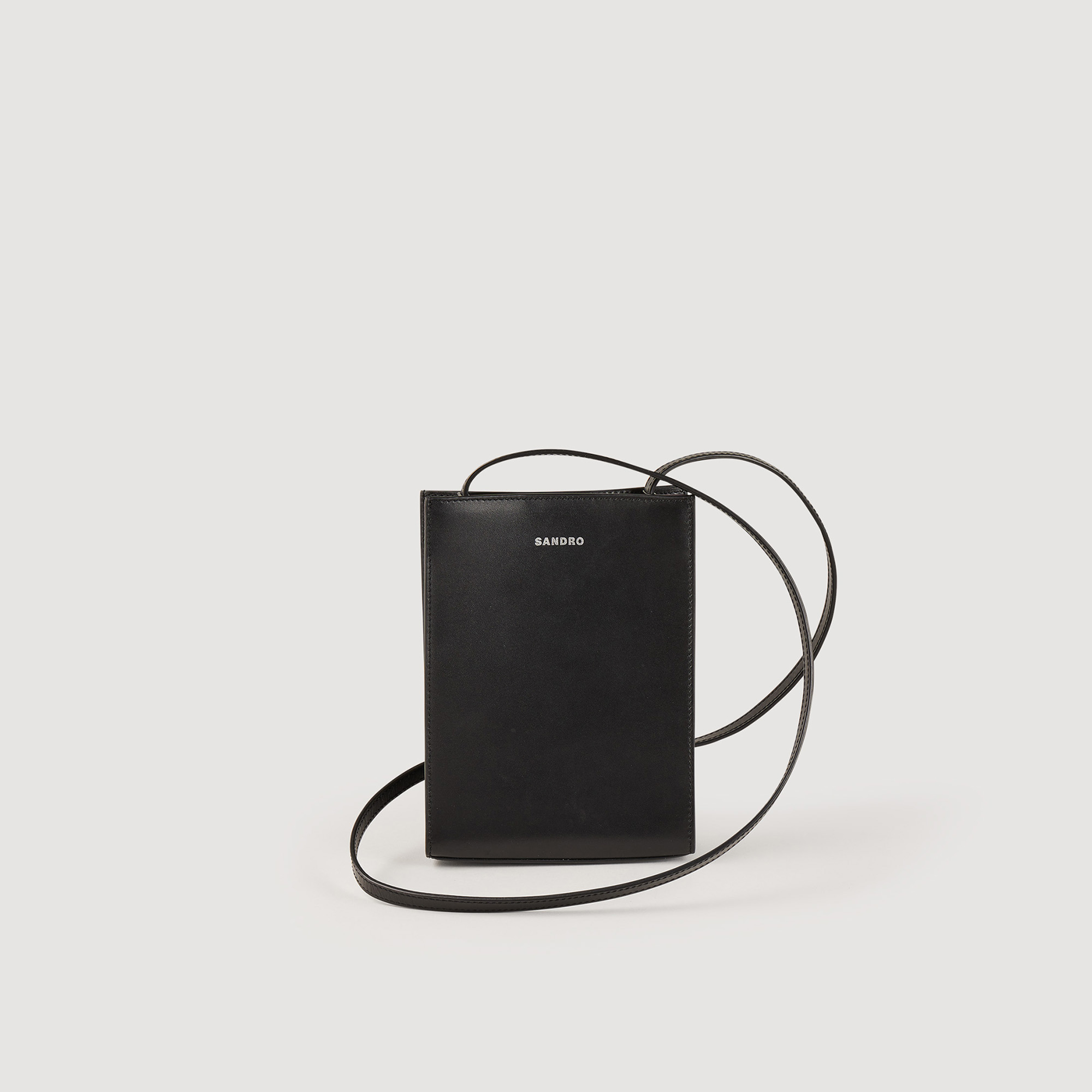 Petit sac en cuir lisse