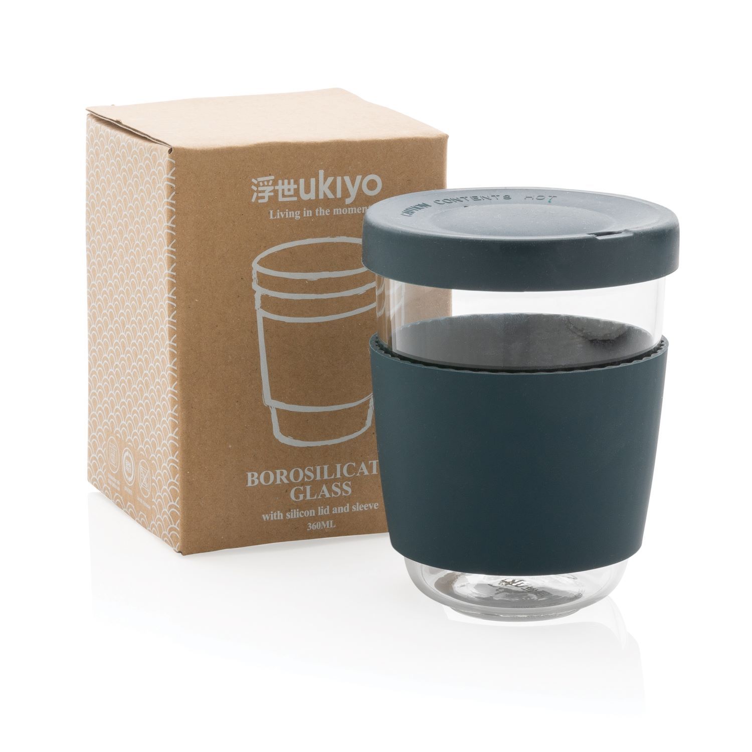 Ukiyo Glasskopp Blå
