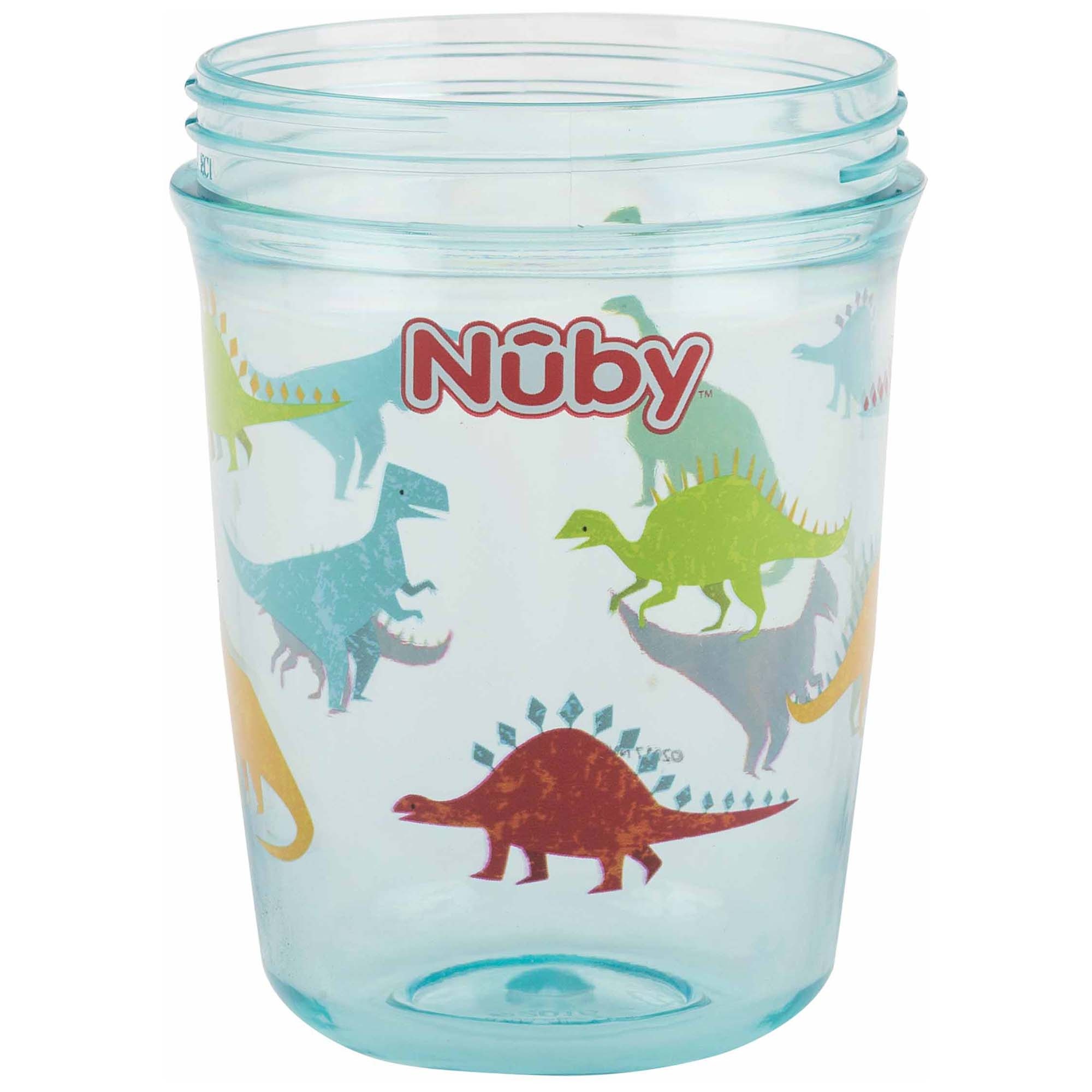 Nûby 360 graden Wonder Cup met handvatten 240ml blauw