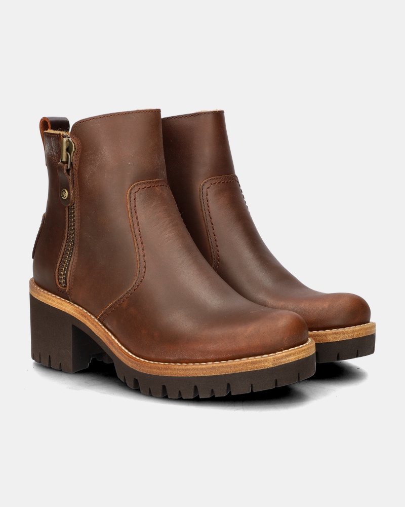 Panama Jack Pauline Rits- & gesloten boots  - cognac