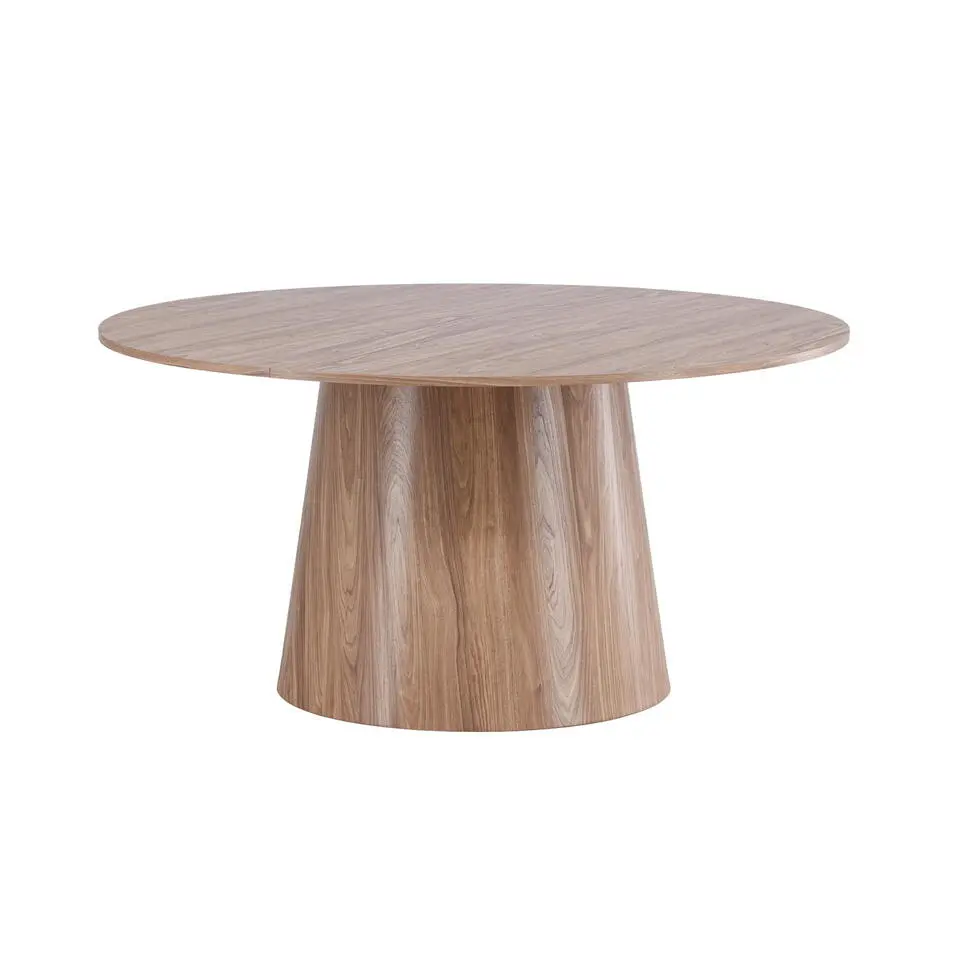 Eettafel Rond - Naturel MDF - 150x150x75cm - Lanzo