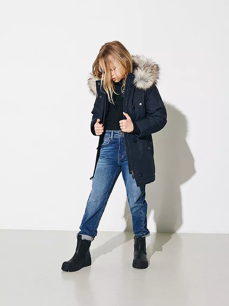 ONLY Mädchen Parka KOGIRIS  dunkelblau