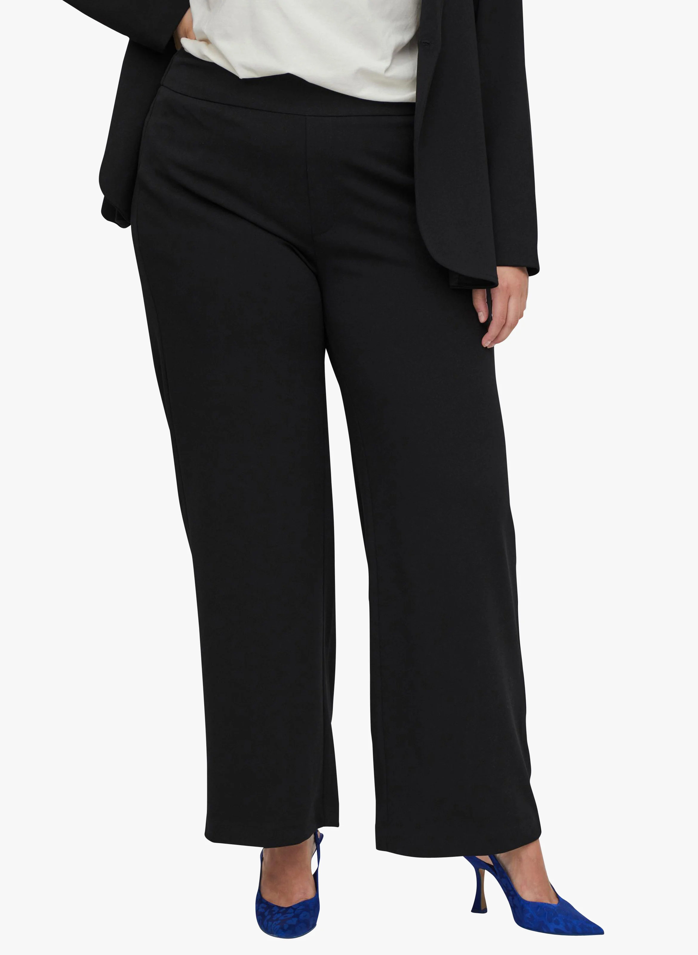 Pantalon coupe large| Noir