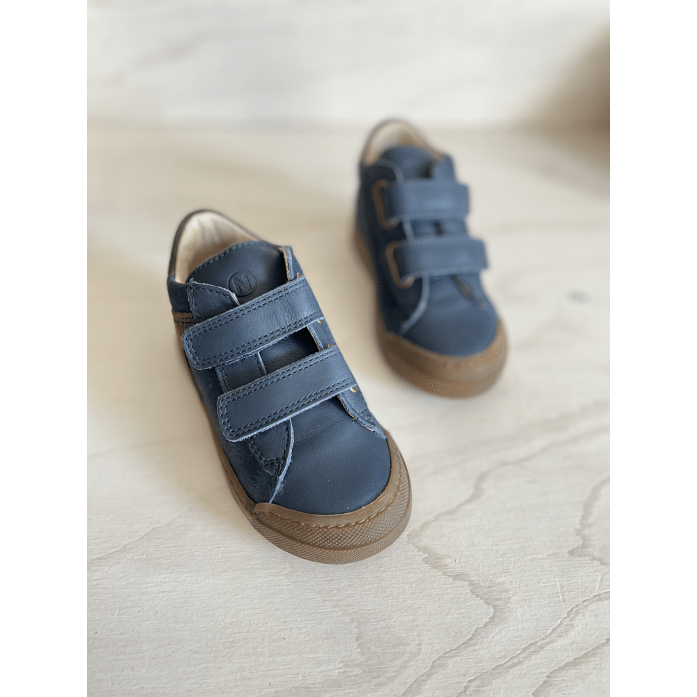 Naturino - Sneaker - Suede Navy Dark Brown