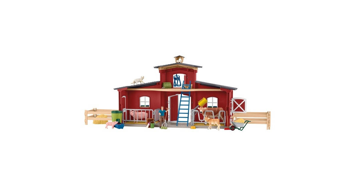 SchleichFarm World - Grote stal speelset  (42606)