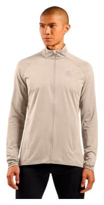 Veste Running Hybride Odlo Zeroweight Warm 2.0 Beige