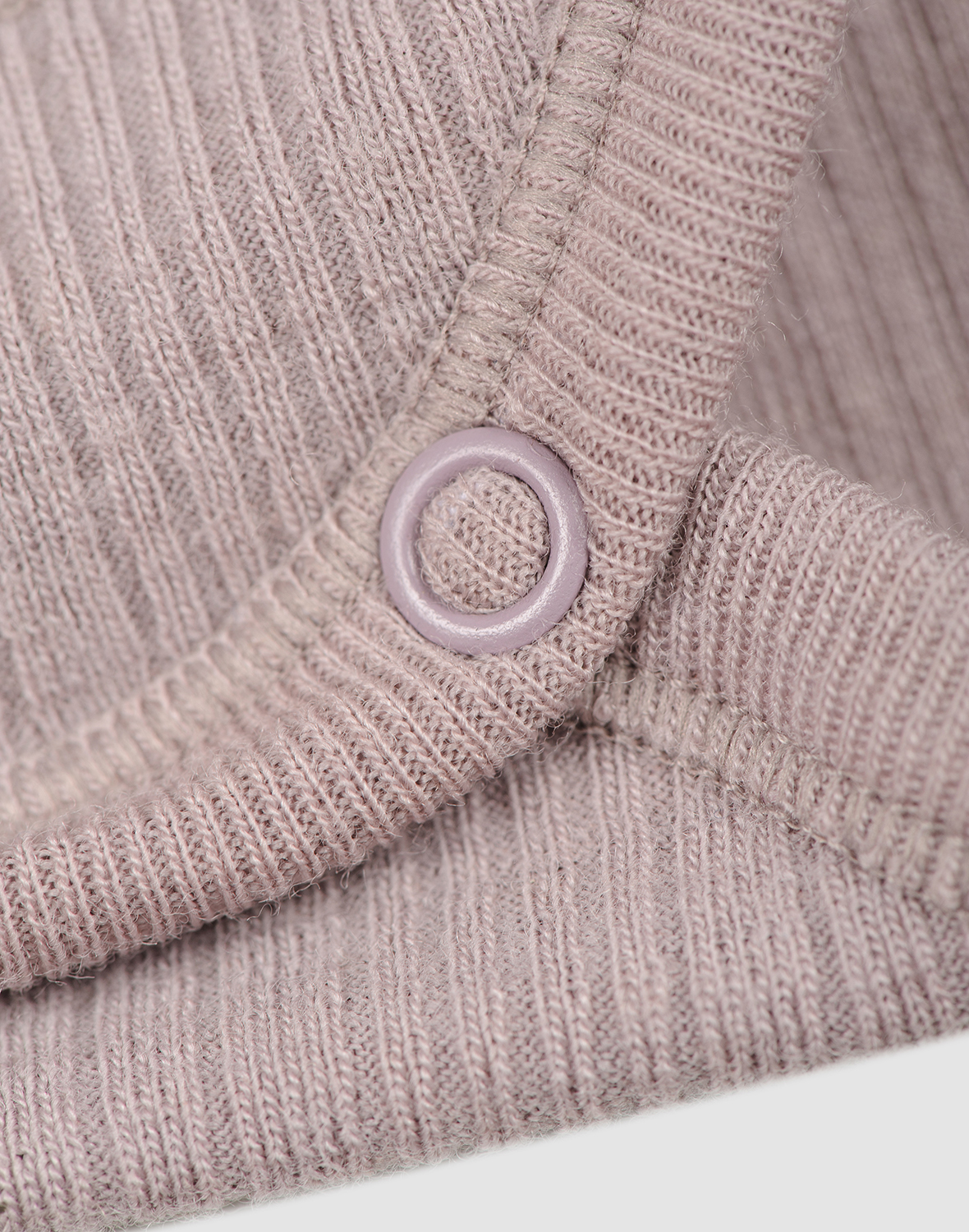 Romper met korte mouw van merinowol voor baby's