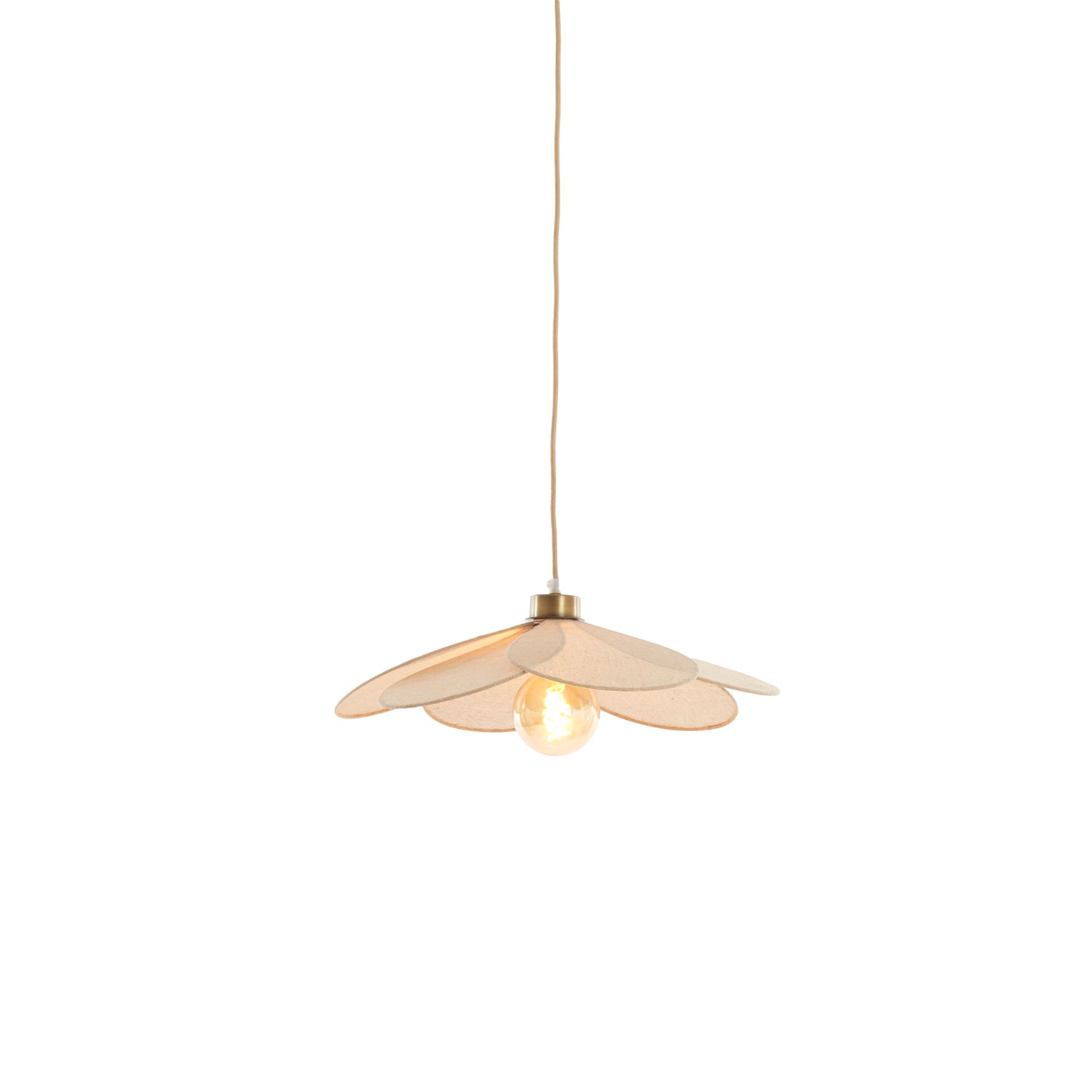 Light & Living Hanglamp Fyano - Zand - Ã46cm