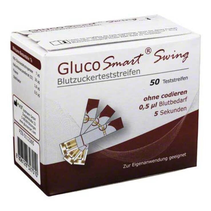 Glucosmart Swing Blutzuckerteststreifen, 50 St