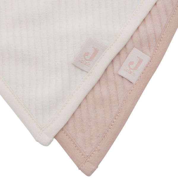 Jollein Slab Bandana - 2 Pack - Velvet Rib - Sea Green / Ivory