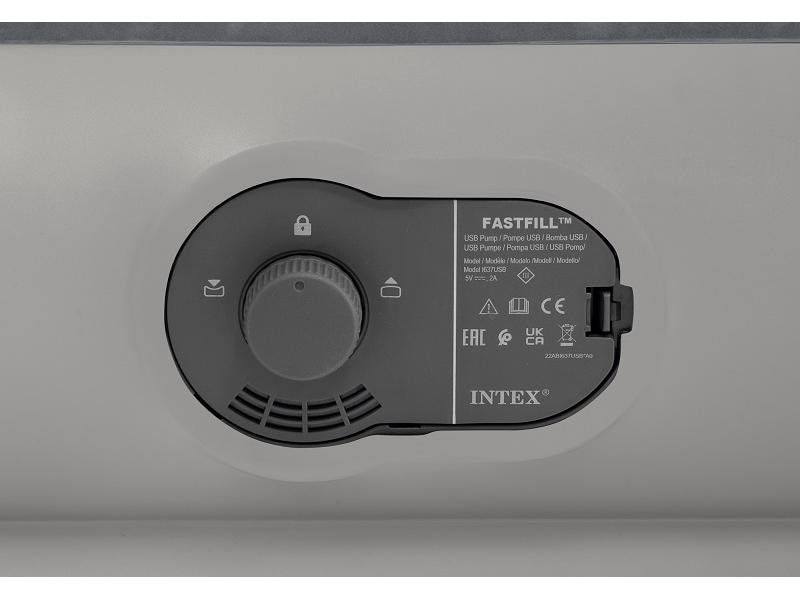 Intex Luftbett Standard Prestige Mid-Rise Twin 99 x 191 cm Luftmatratze mit Fiber- Tech Technologie