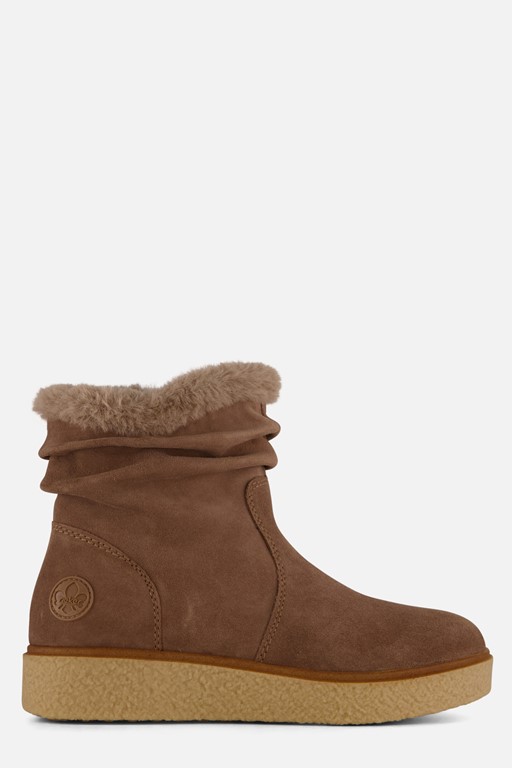 Rieker Enkellaarsjes beige Suede