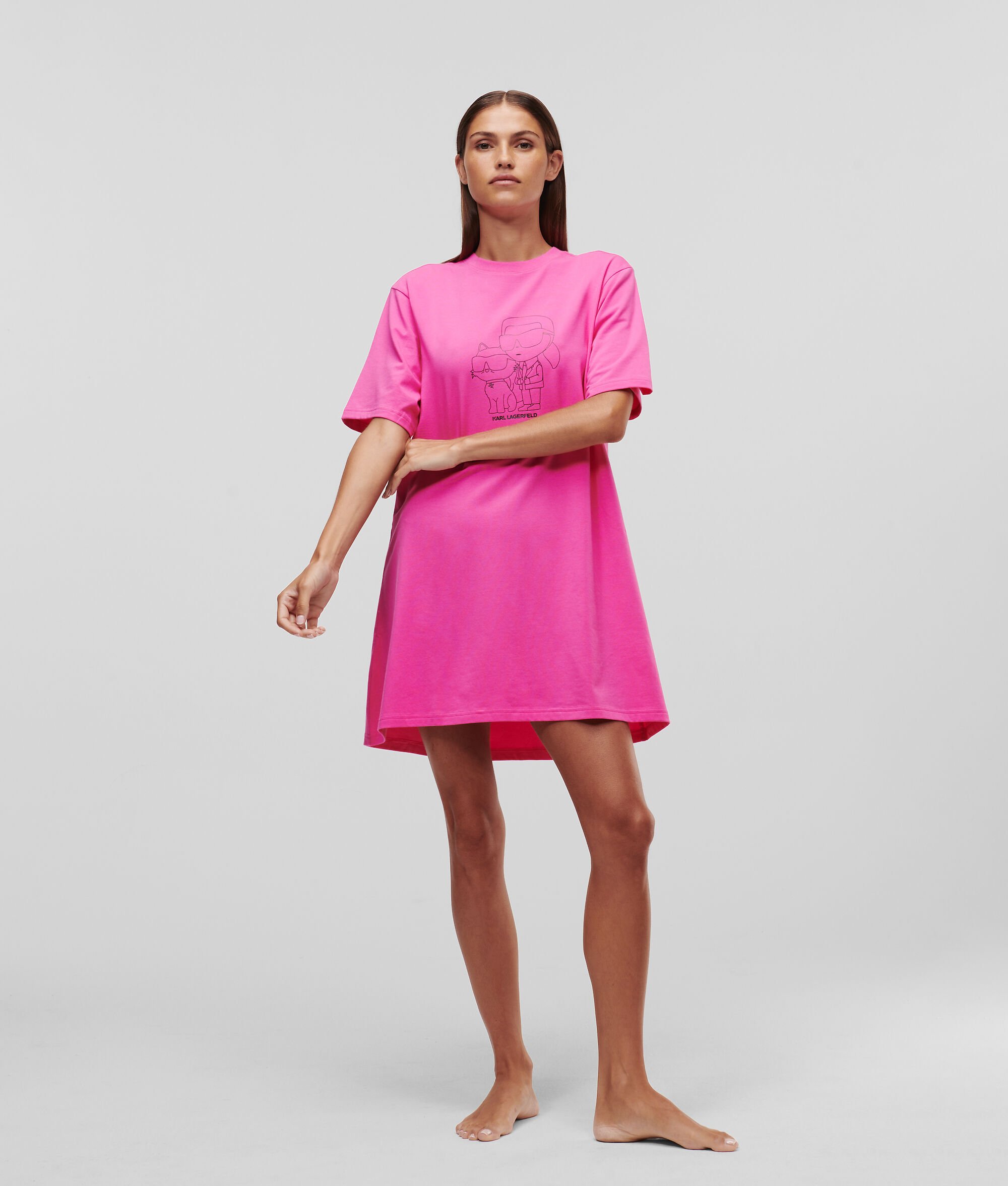T-SHIRT CHEMISE DE NUIT KARL IKONIK
