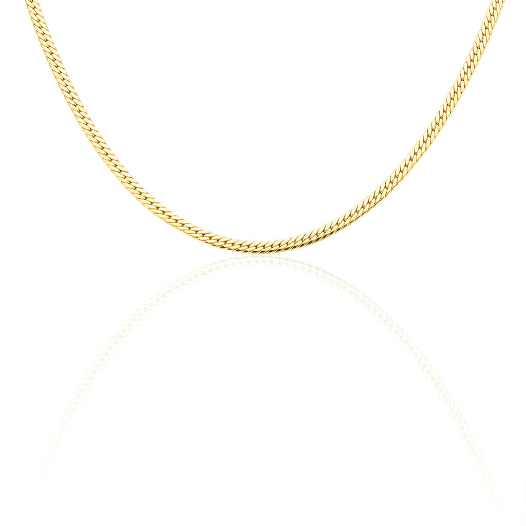 Collier Synda Maille Anglaise Or Jaune