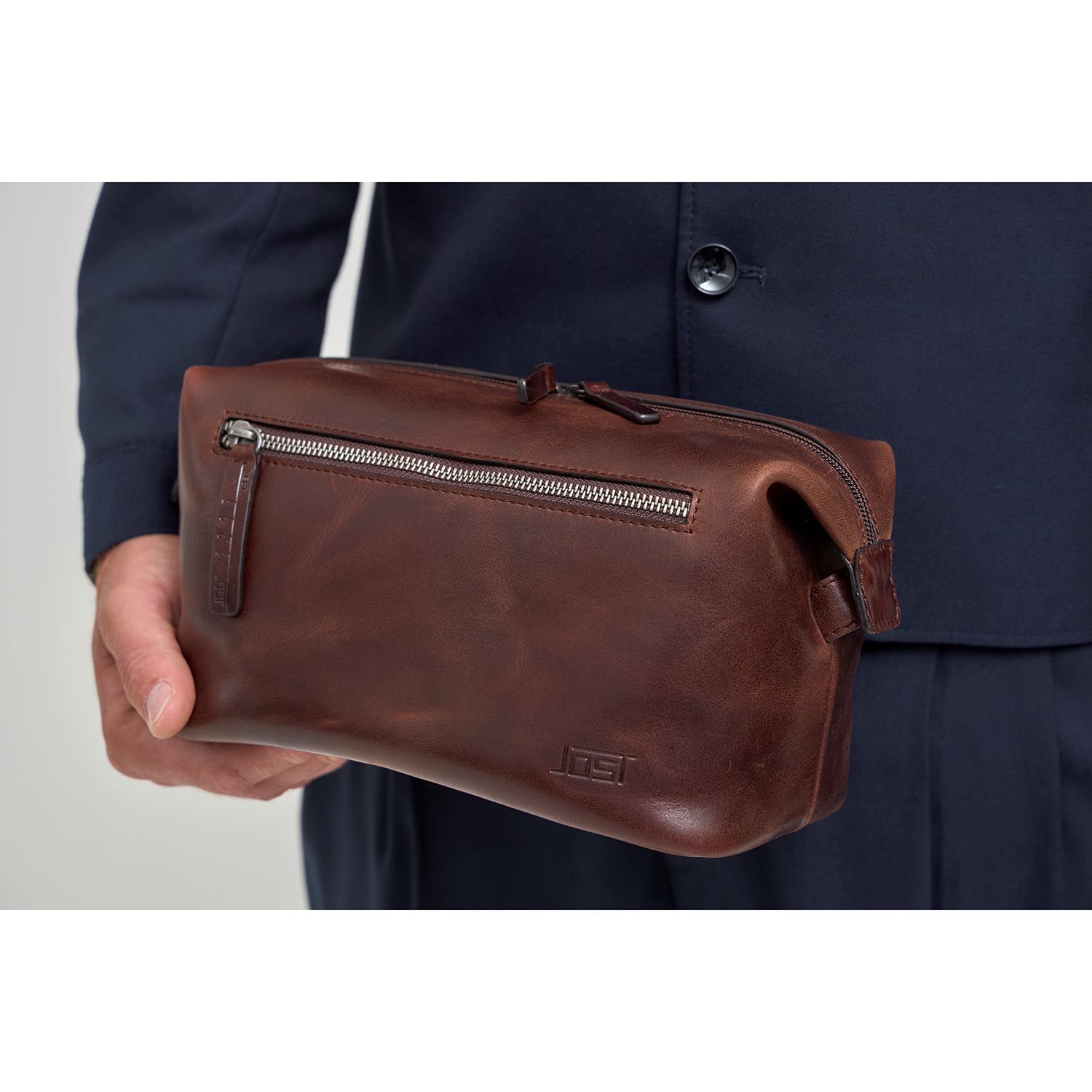 Jost Lund Toiletbag brown
