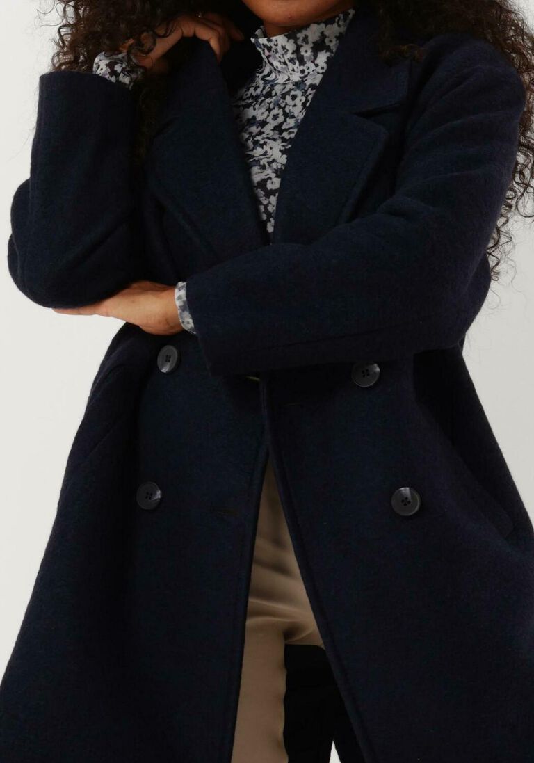 BY-BAR donkerblauwe by-bar mantel florence coat