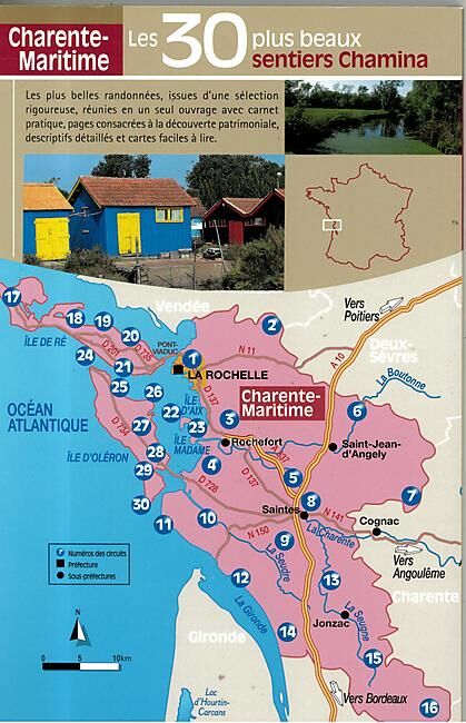 CHAMINA - 30 PLUS BEAUX SENTIERS CHARENTE MARITIME