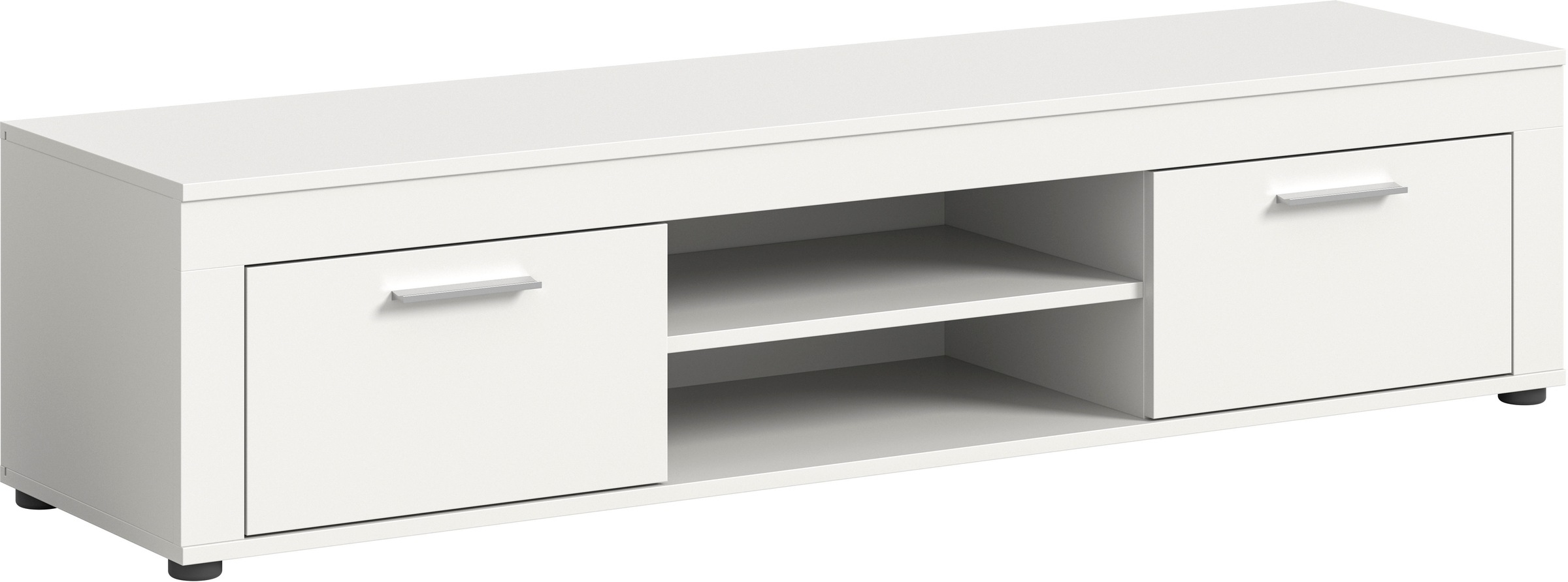 INOSIGN Lowboard »Aosta, Breite 160 cm, in verschiedenen Farbausführungen« mit 2 Klappen und 2 offenen Fächern, TV-Board, Mediaboard, TV-Möbel