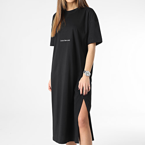 Robe Tee Shirt Femme 0742 Noir