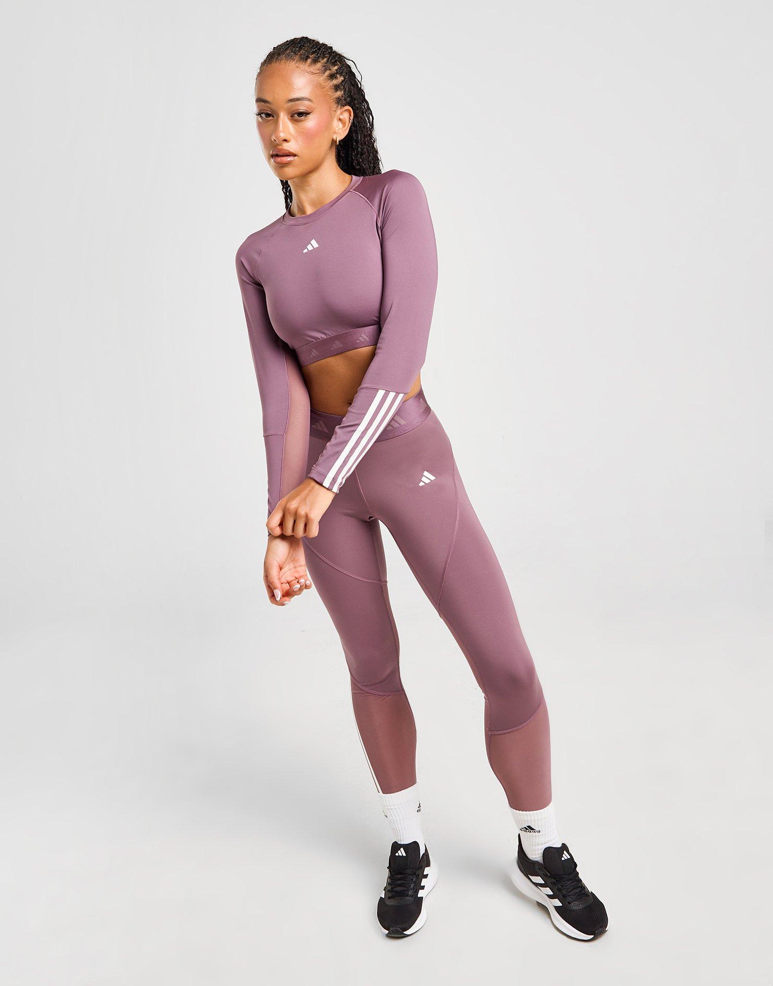 adidas Crop Top Manches Longues Hyperglam Femme