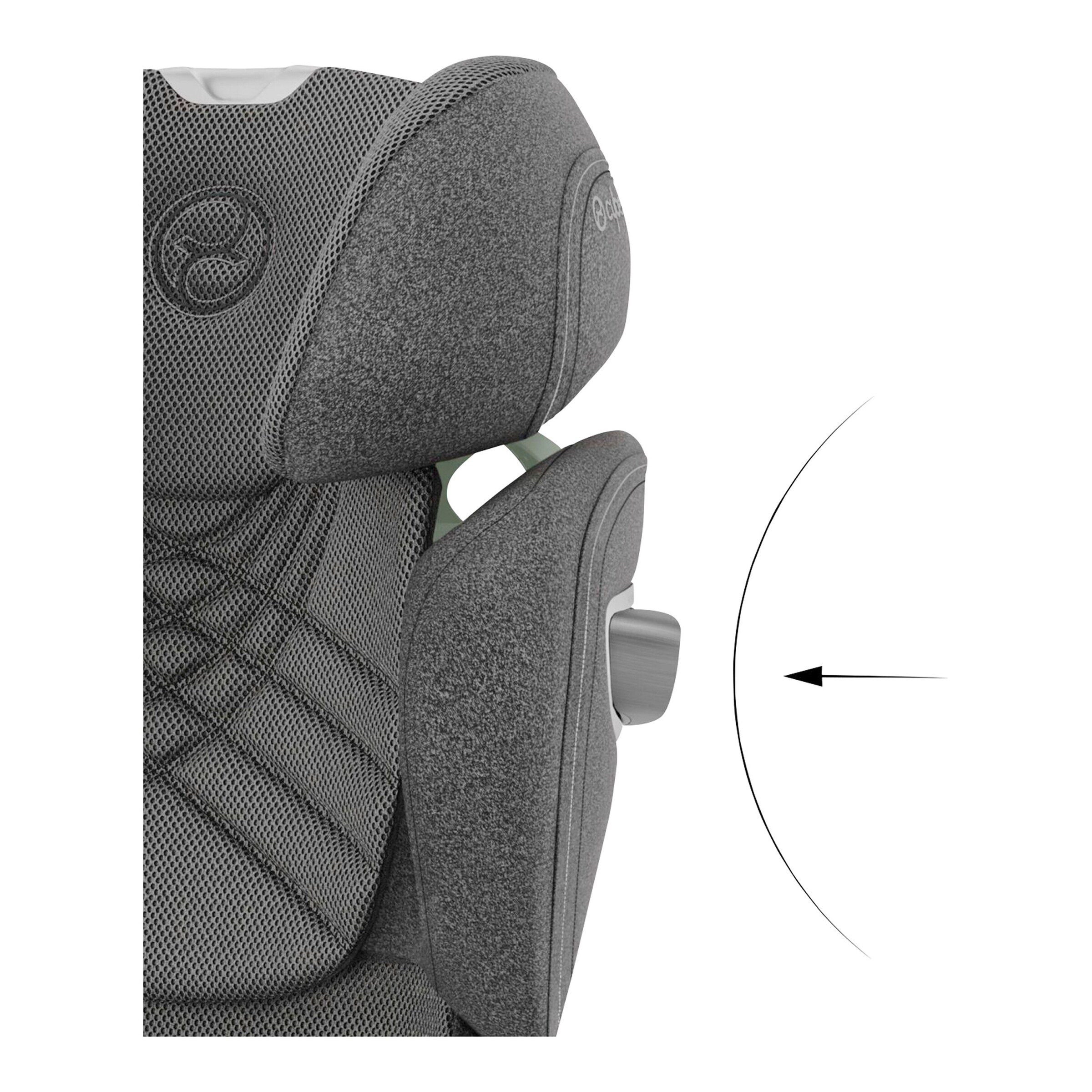 Cybex - PLATINUM Kindersitz Solution T i-Fix mirage grey plus