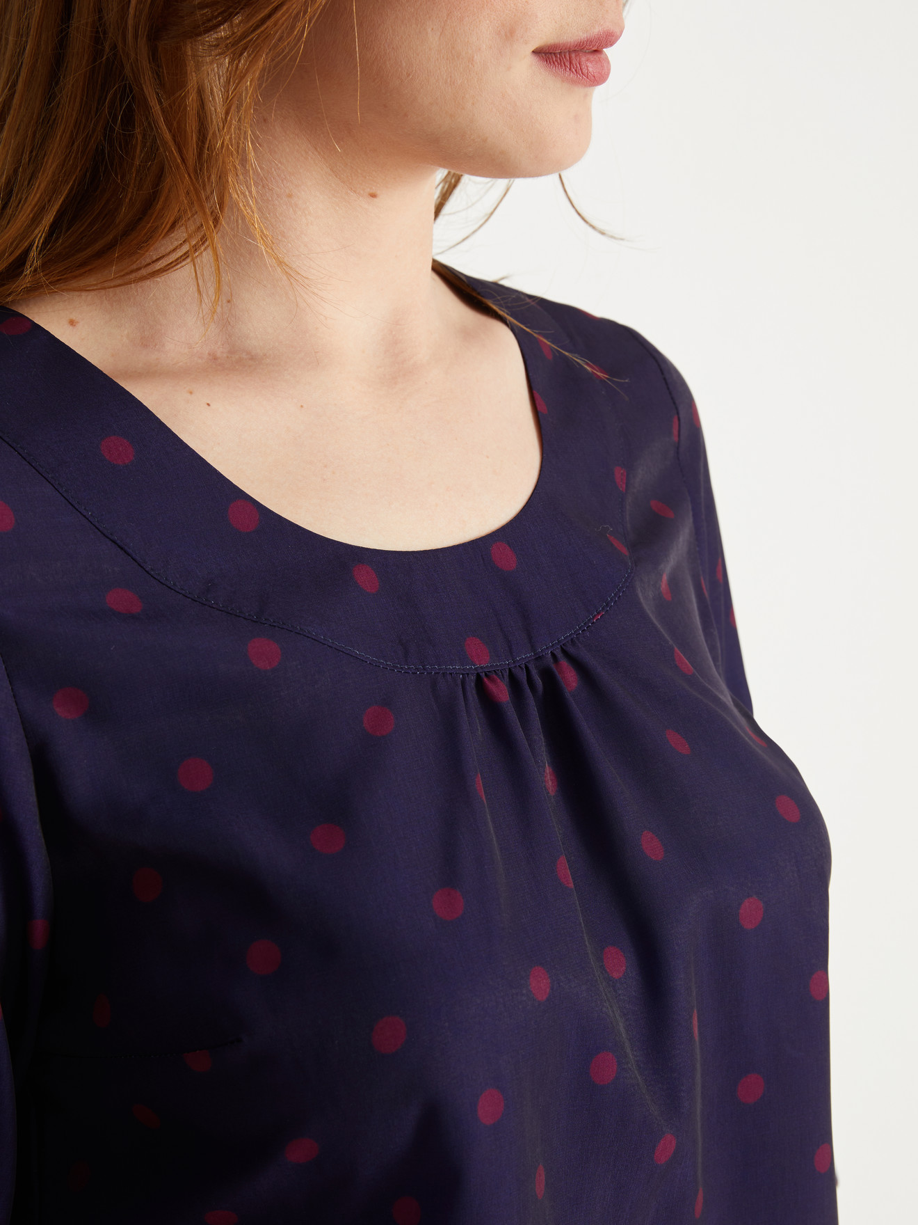 Blouse encolure ronde