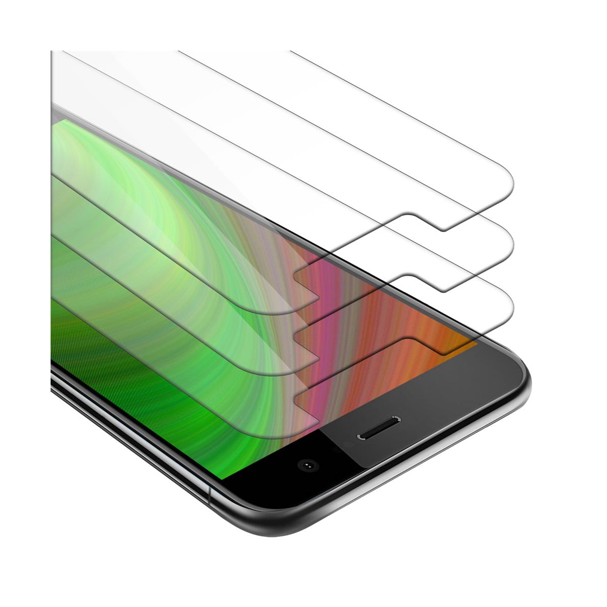 HTC U PLAY 3x Skjermbeskytter Skärmskydd