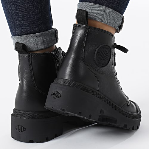 Bottines Femme Pallabase Leather 96905 Black