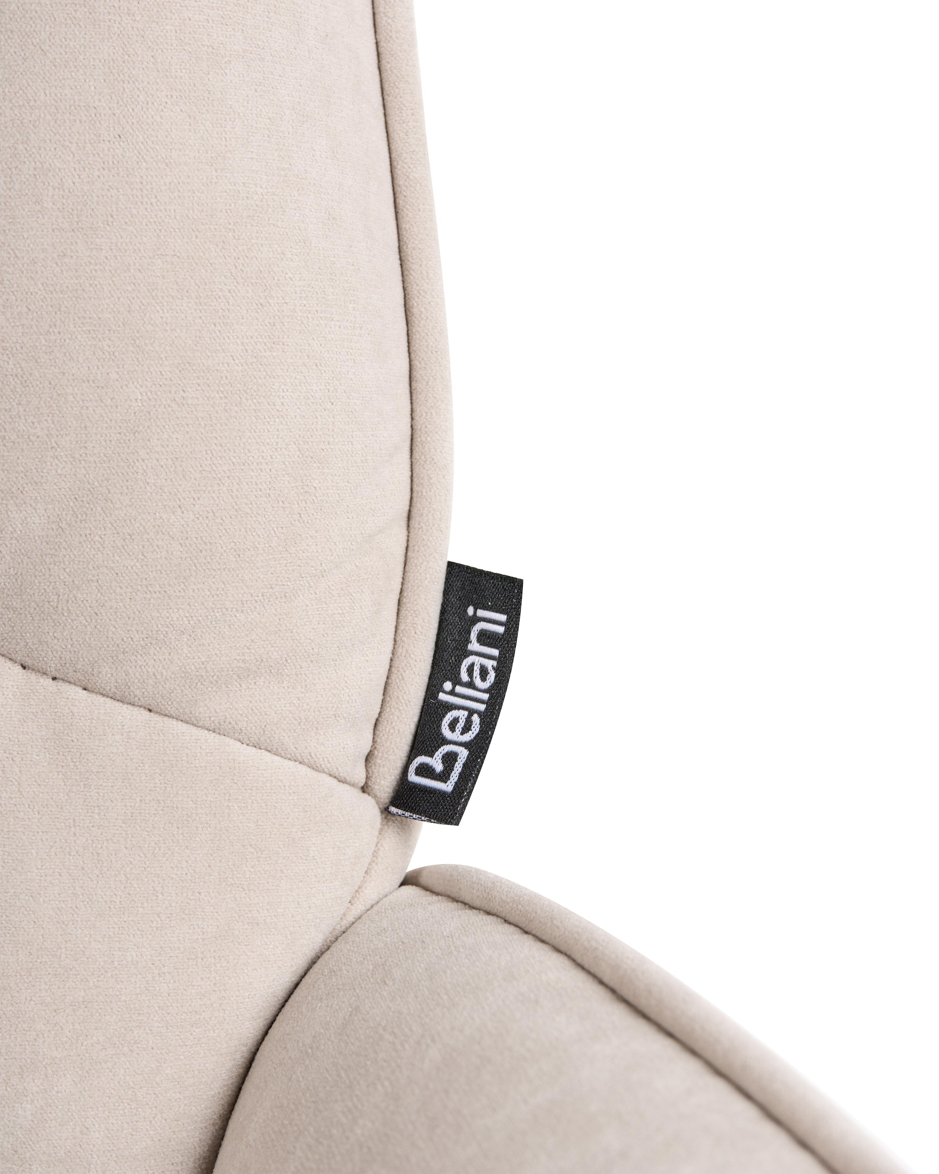 Bureaustoel PILOT Fluweel Lichtbeige