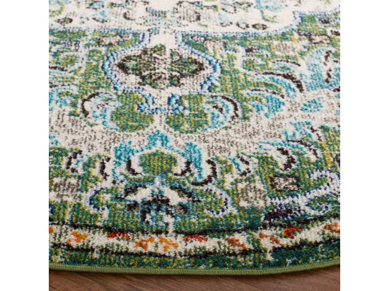 Tapis Green & Turquoise 122 X 122 cm - Maia
