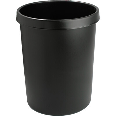 Helit Papierkorb, 45 l, schwarz
