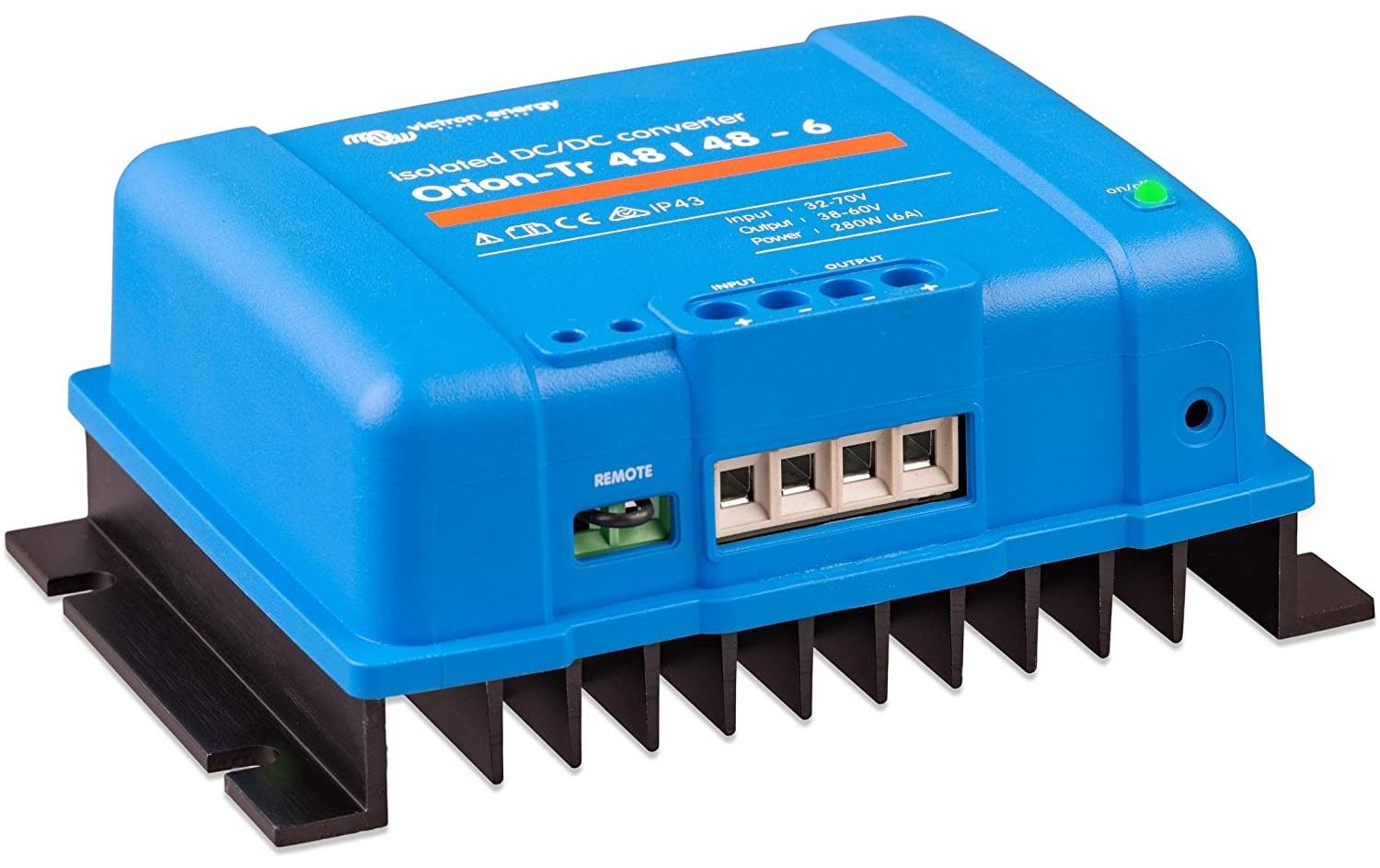 DC/DC Spannungs-Wandler Orion-Tr 48-48 V, 6A 280 W<br>IP43 DC-DC Konverter, isoliert