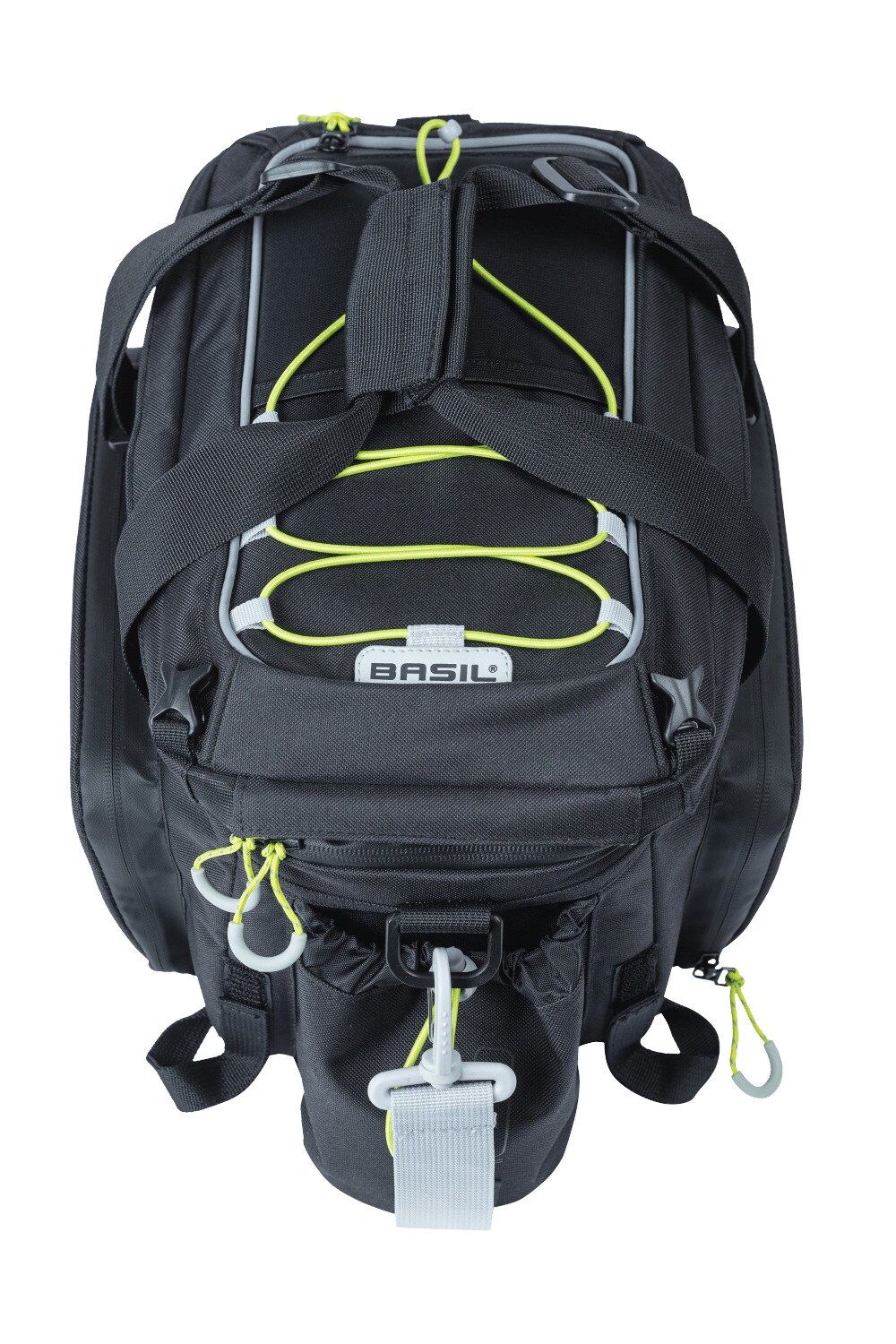 XLC, BASIL Gepäckträger-Tasche Miles XL Pro, schwarz lime