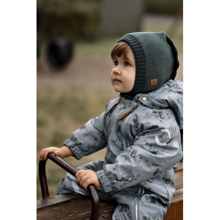 Mikk-Line Knit Balaclava w Opening/Dino Duffel bag