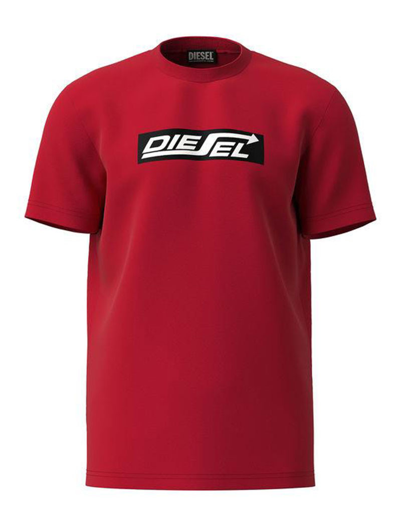 DIESEL T-SHIRT HOMME DIEGOR HS1 FORMULA RED