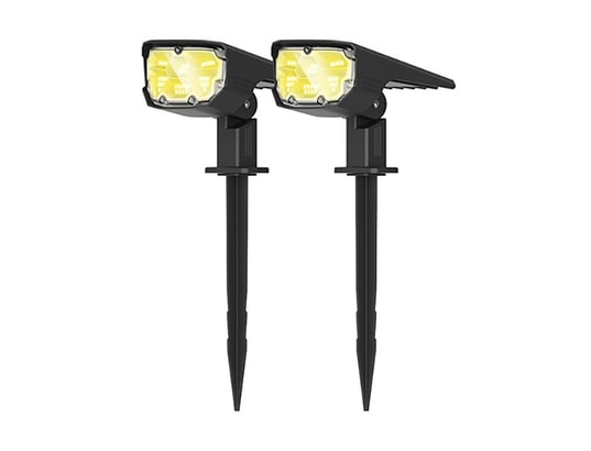 KYF - Eclairage solaire Projecteur paysagiste solaire extérieur - lot de 2 - haute l...