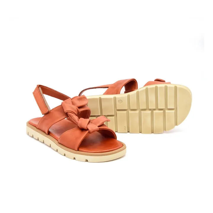 Pèpè Sandales Scratchs Nœud | Marron