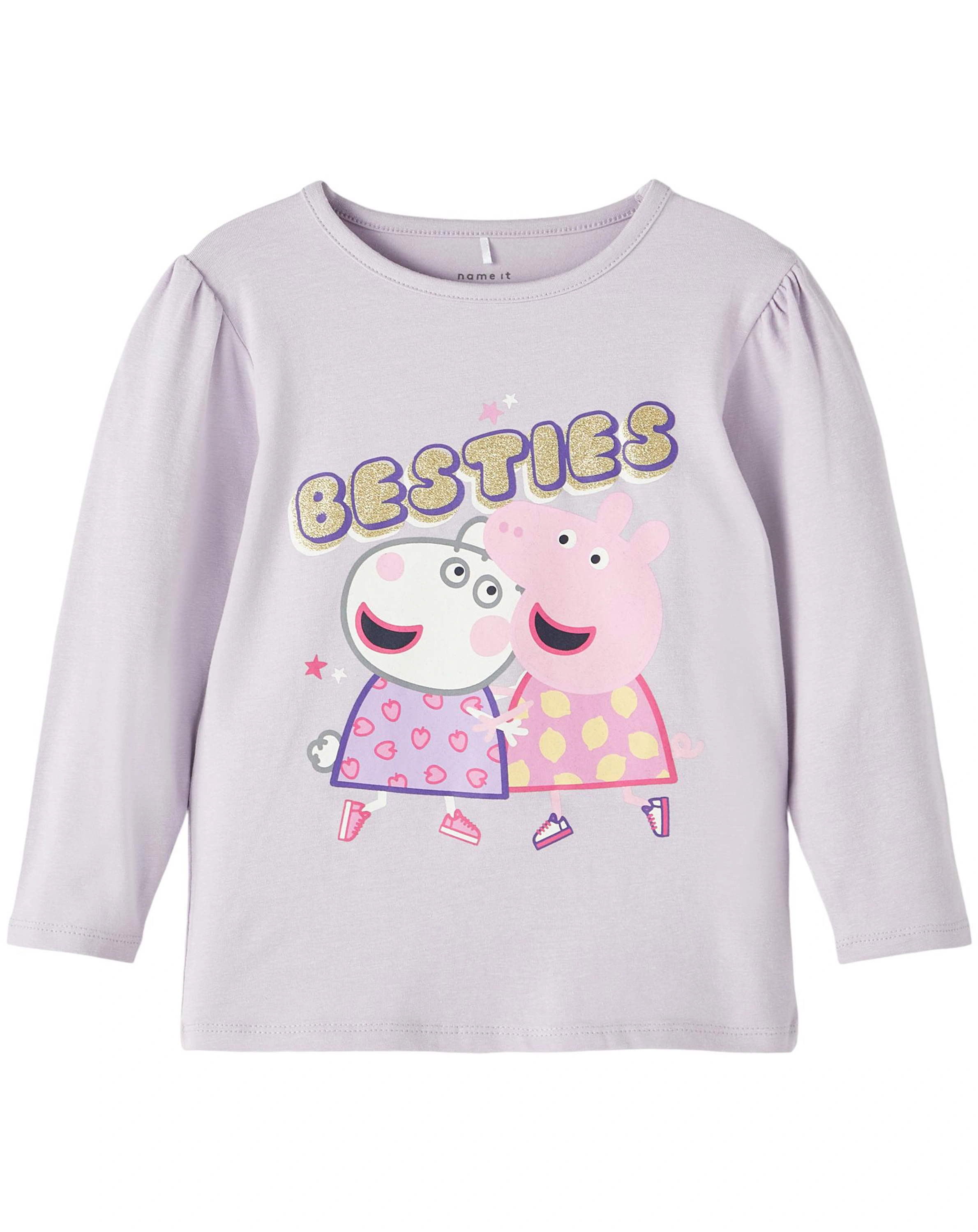Langarmshirt NMFNORA PEPPAPIG in orchid petal