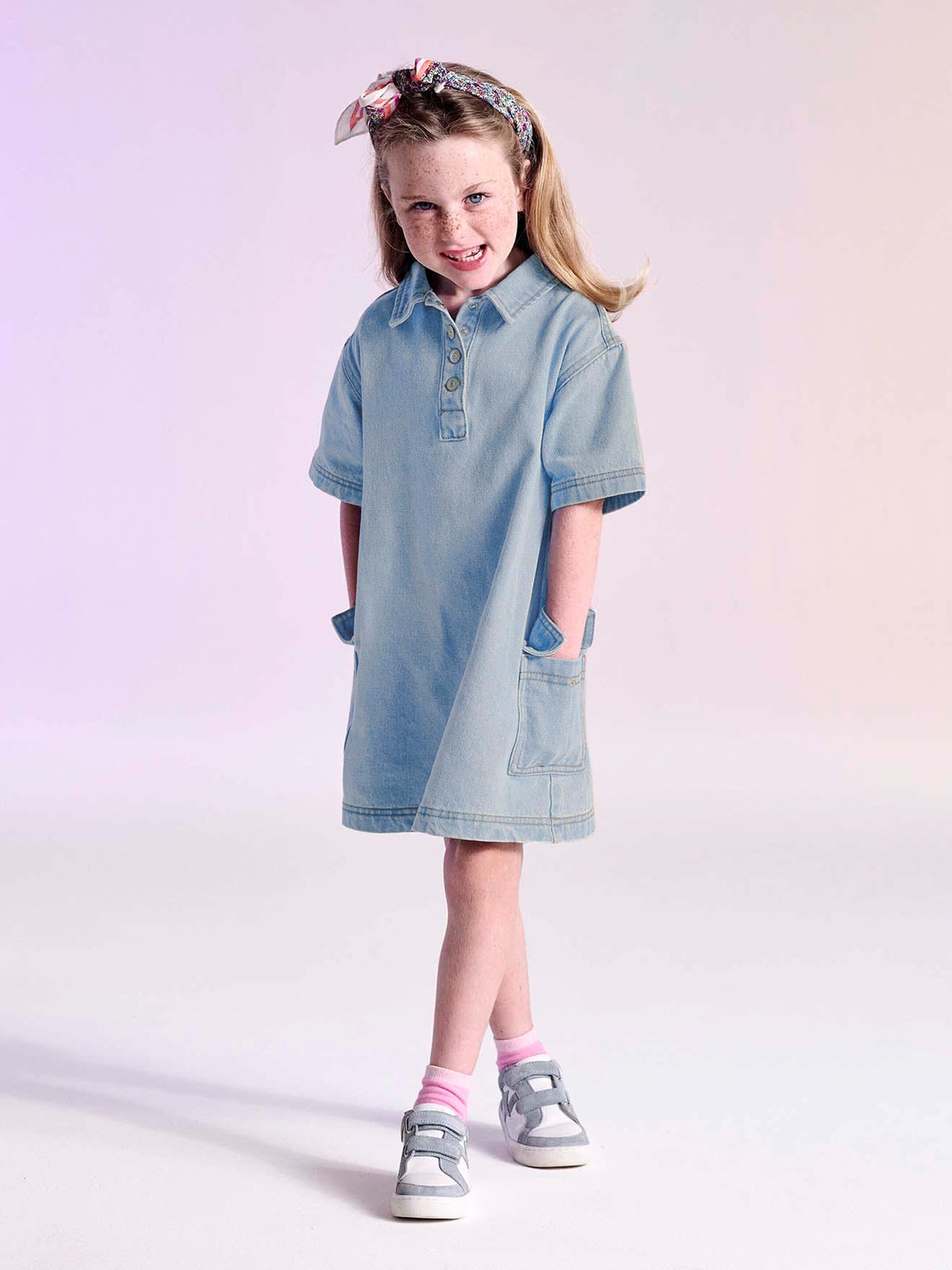 Vertbaudet Kinder Ledersneakers mit Anziehtrick und Klett weiß